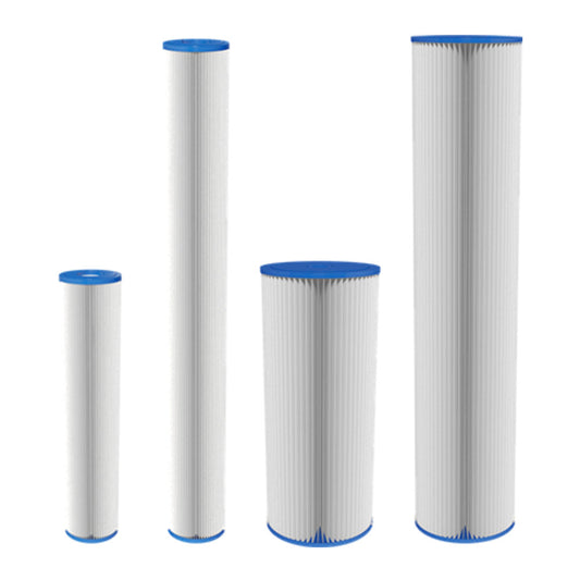 Pleated Polyster Filter 5 Micron 2.5"x10"