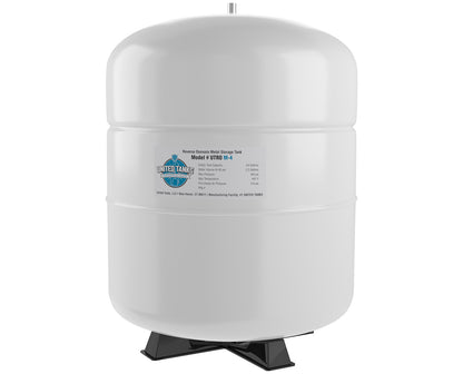 RO-132, 4 Gallon Metal RO Tank White, 1/4 MPT